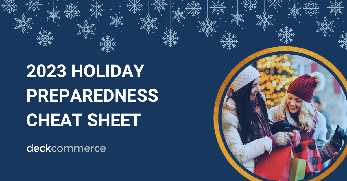 holiday preparedness cheatsheet