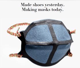 New Balance transitioned from selling shoes to masks