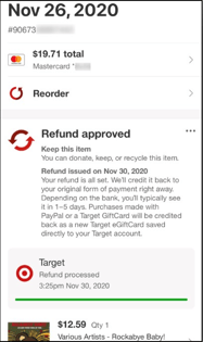 return receipt