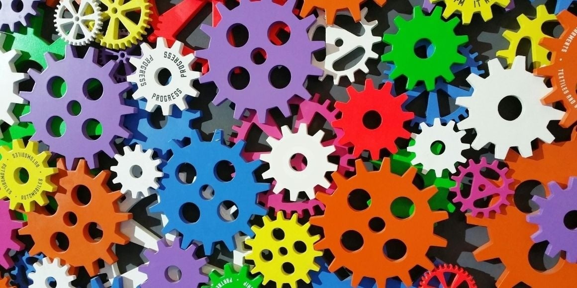 Colorful Gears representing process automation 